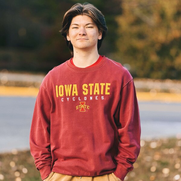 Colosseum I-State Cardinal Chainstitch Crewneck Sweatshirt